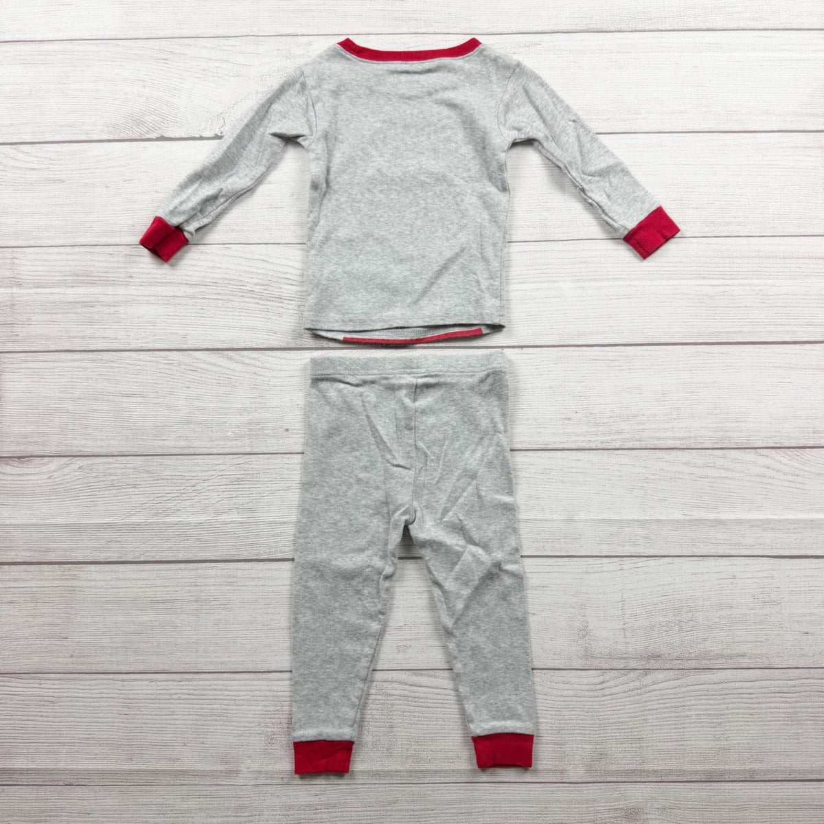 Carter's Christmas Santa Pajama Set Long Sleeve Cotton Sleepwear 12-18 Months