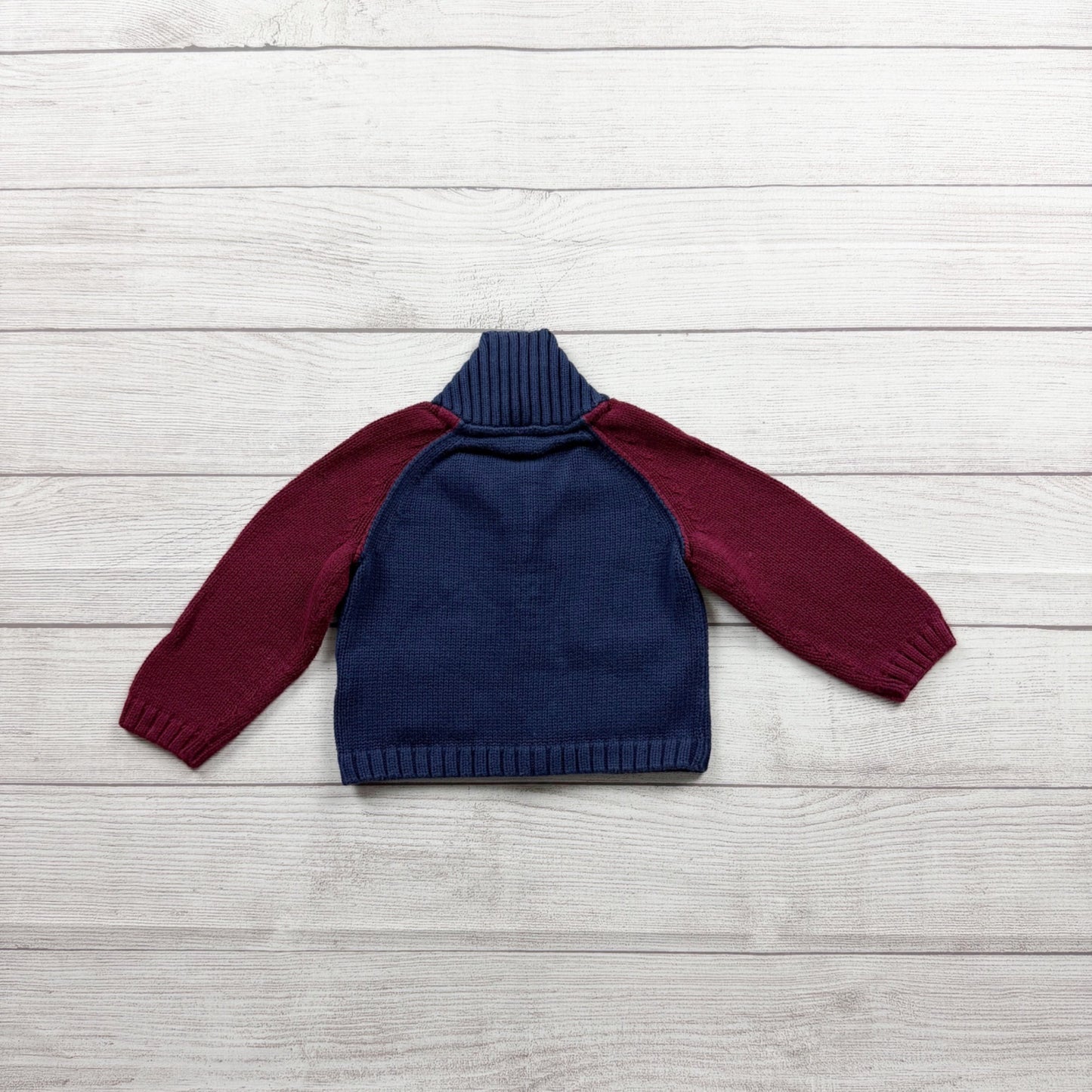 Janie and Jack Baby Boys Cardigan Sweater Shawl Collar 12-18 Months