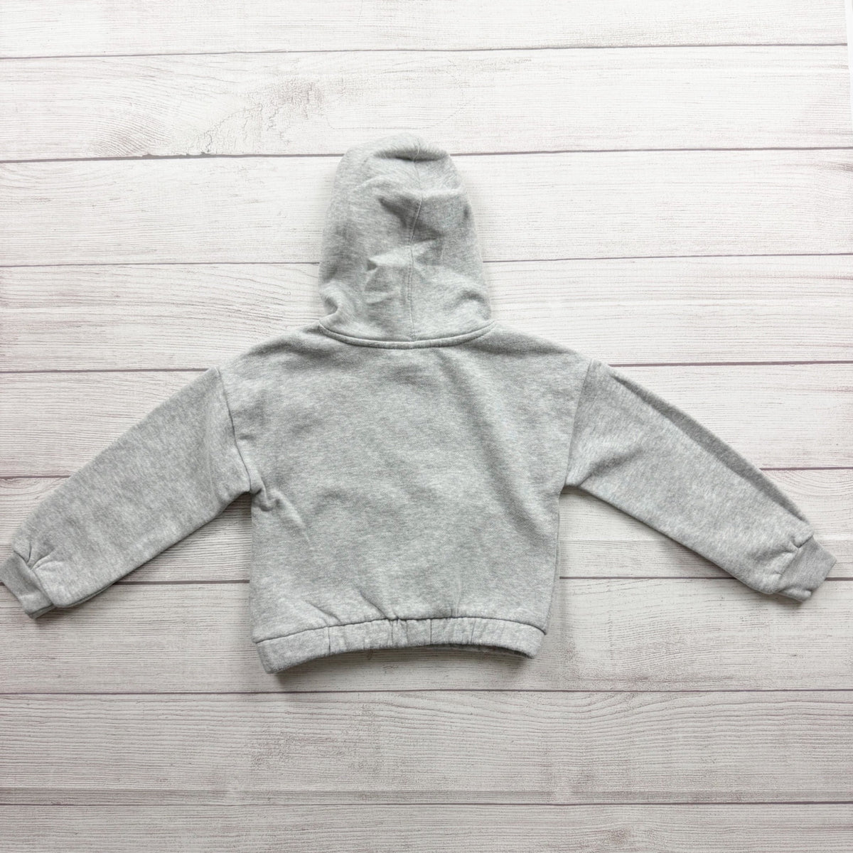 Reebok Girls Grey Hoodie Logo Sweatshirt Cotton Blend 4T
