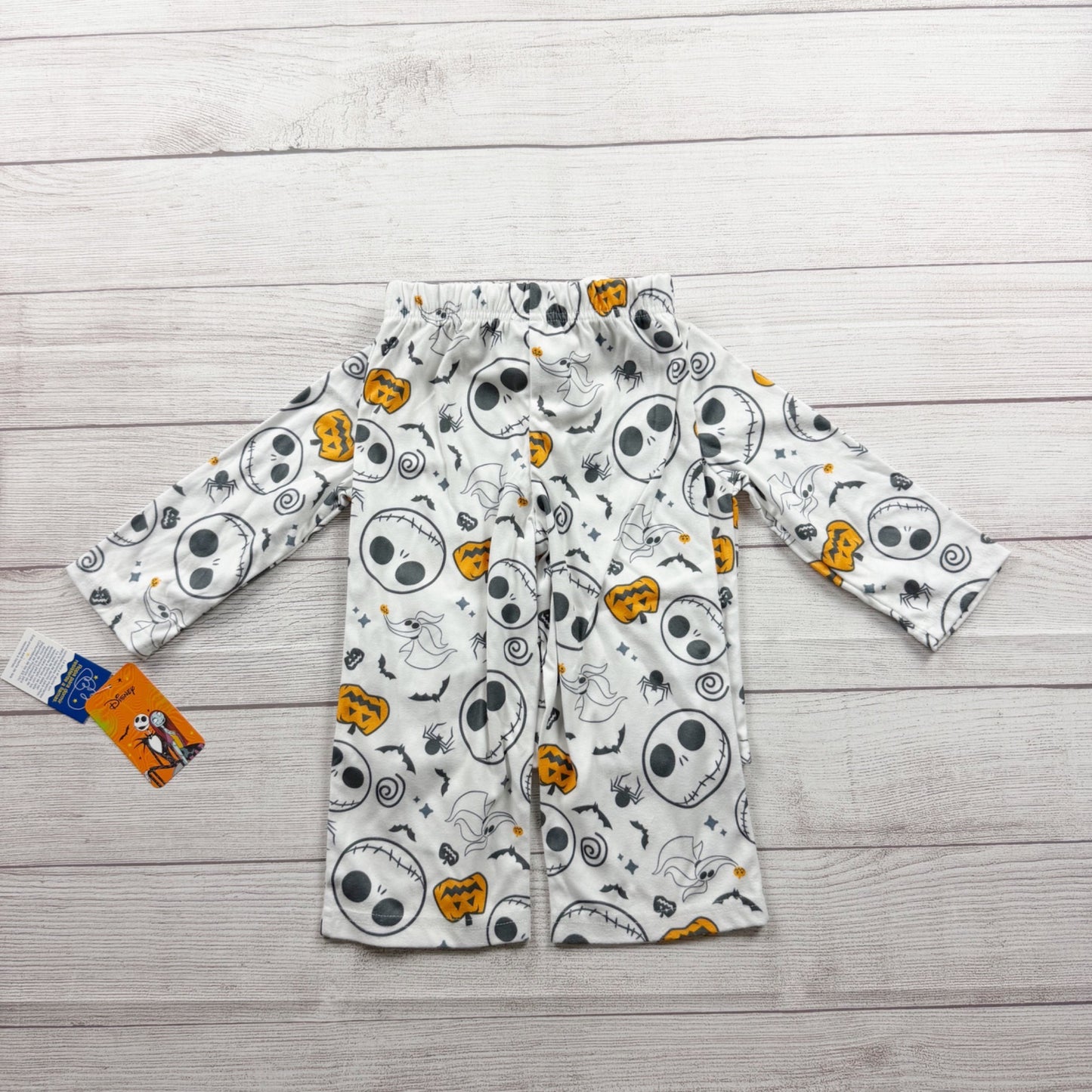 Disney Jack Skellington Toddler Halloween Pajama Set Nightmare Before NWT 3T