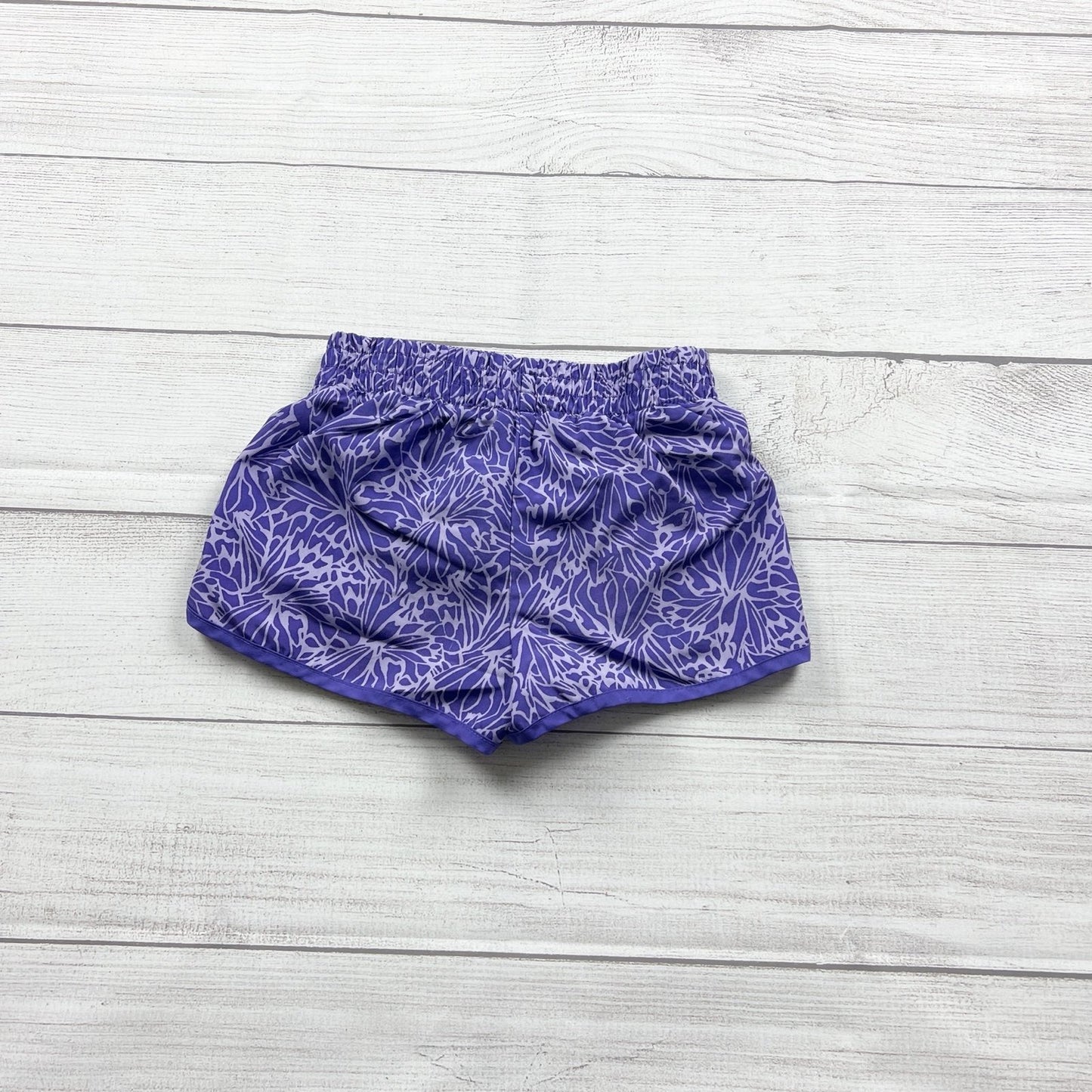 Champion C9 Girls Purple Graphic Print Athletic Shorts XS 4-5