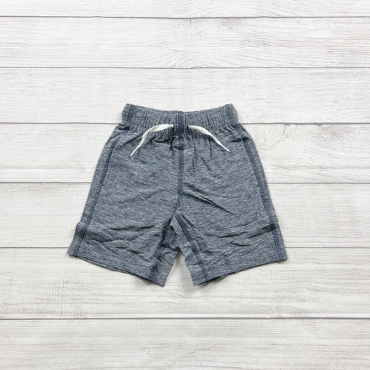 Hanna Andersson Kids Elastic Waist Athletic Shorts Heather Blue NWT NIP 3T