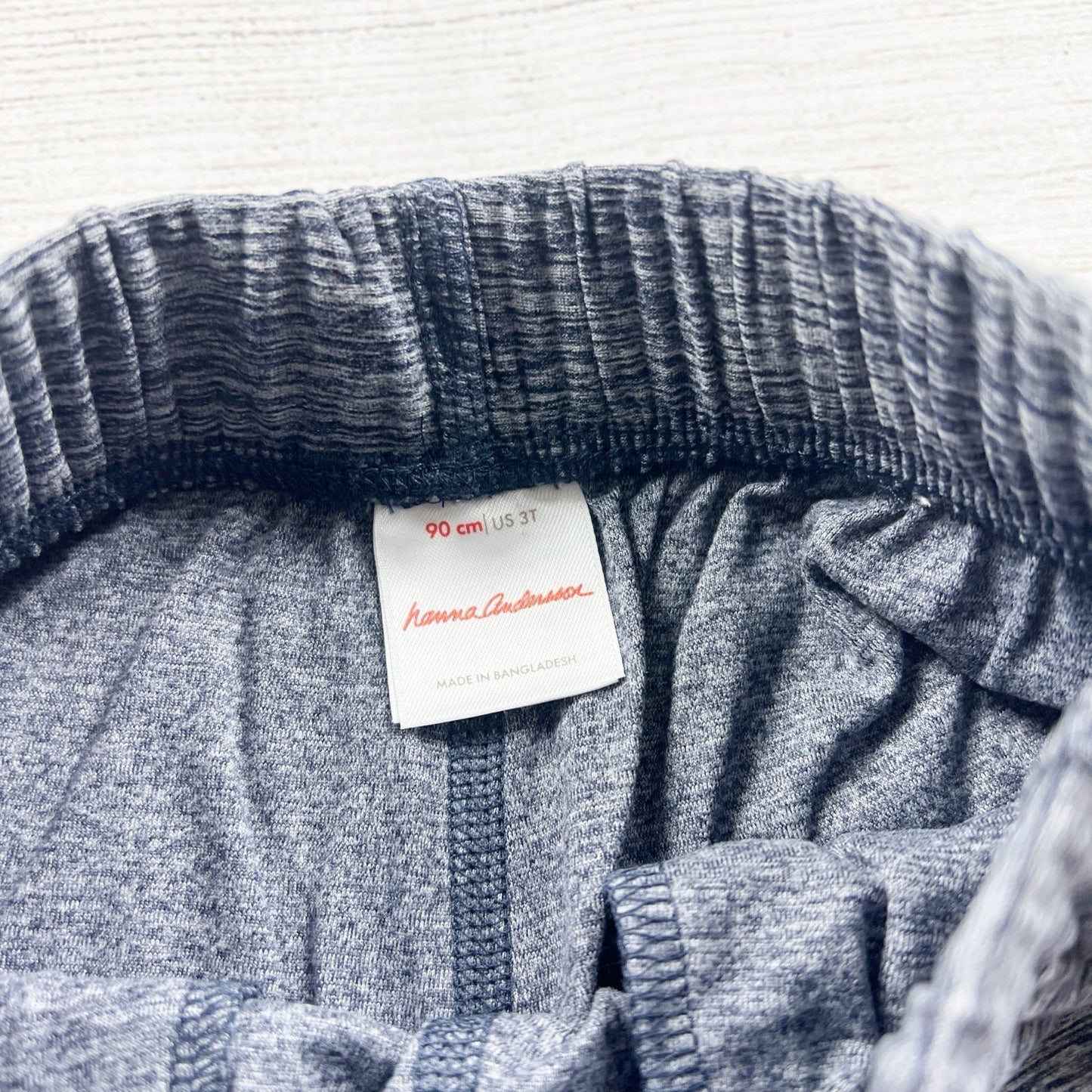 Hanna Andersson Kids Elastic Waist Athletic Shorts Heather Blue NWT NIP 3T