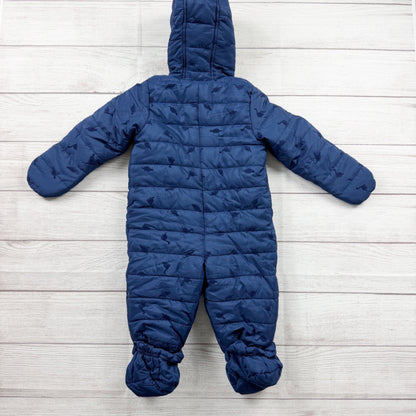 First Impressions Sherpa Bunting Snowsuit Dinosaur One Piece NWT 9-12 Months