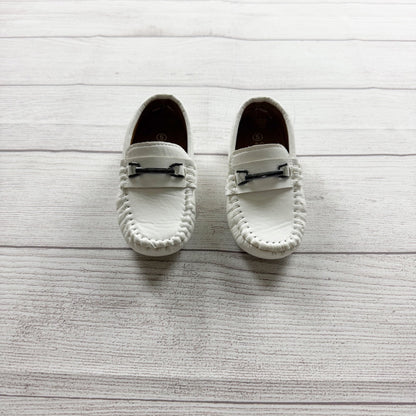 Kids White Loafers Slip On Shoes Casual Lightweight Toddler 5