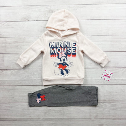 Disney Minnie Mouse Toddler Hoodie Leggings Matching Set Outfit NWT 2T