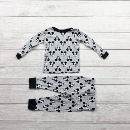 Disney Junior Mickey Mouse Toddler Pajamas 2 Piece Snug Fit Long Sleeve PJs 2T