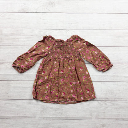 The Children’s Place Floral Smocked Baby Toddler Girl Dress 18-24 Months