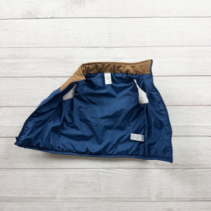 Just One You Carter's Blue Brown Puffer Vest Toddler Gilet Outerwear 12-18 Month