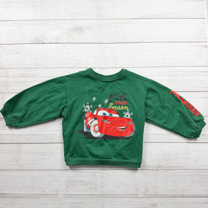 Disney Pixar Cars Boys Sweatshirt Pullover Lightning McQueen Fuel Good Season 5