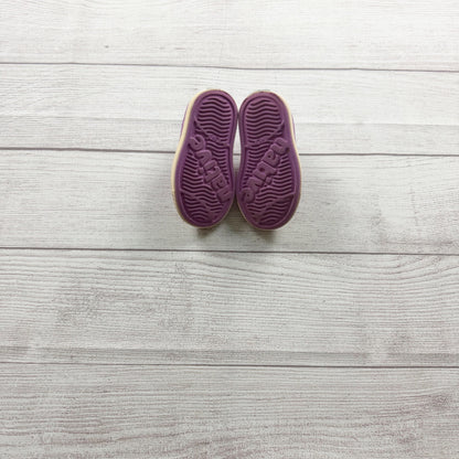 Native Kids Shoes Jefferson Purple Perforated Lightweight Slip On Sneakers US 5