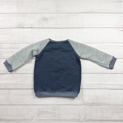 4T | Quilted Crewneck