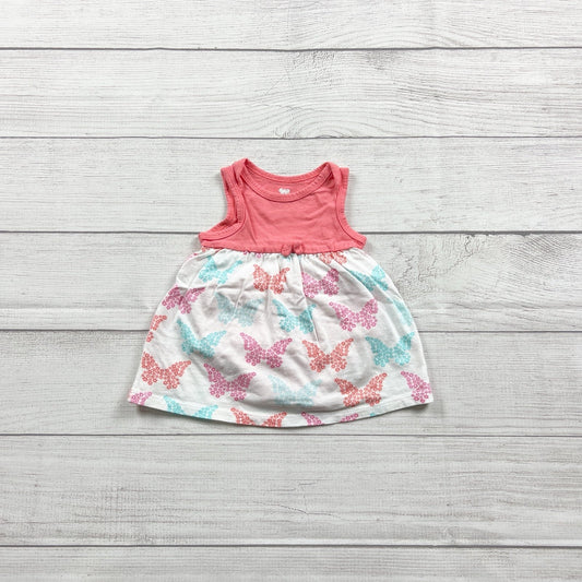 Koala Baby Girl 2 Piece Sleeveless Dress Bloomers Set Butterfly Print 0-3 Months