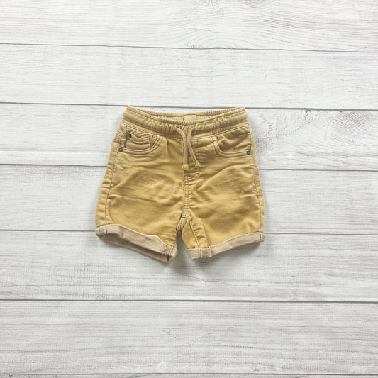 Cat & Jack Toddler Shorts Roll Cuff Drawstring Pull On 2T