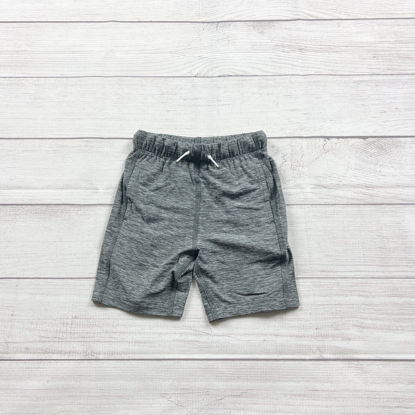 Hanna Andersson Kids Elastic Waist Athletic Shorts Heather Black NWT NIP 2T