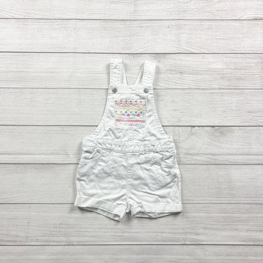 The Children’s Place Denim Shortalls Toddler Short Overalls Embroidered 3T