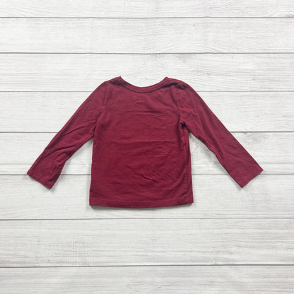 Cat & Jack Toddler Shirt “Happy & Thankful” Long Sleeve Graphic Tee 3T