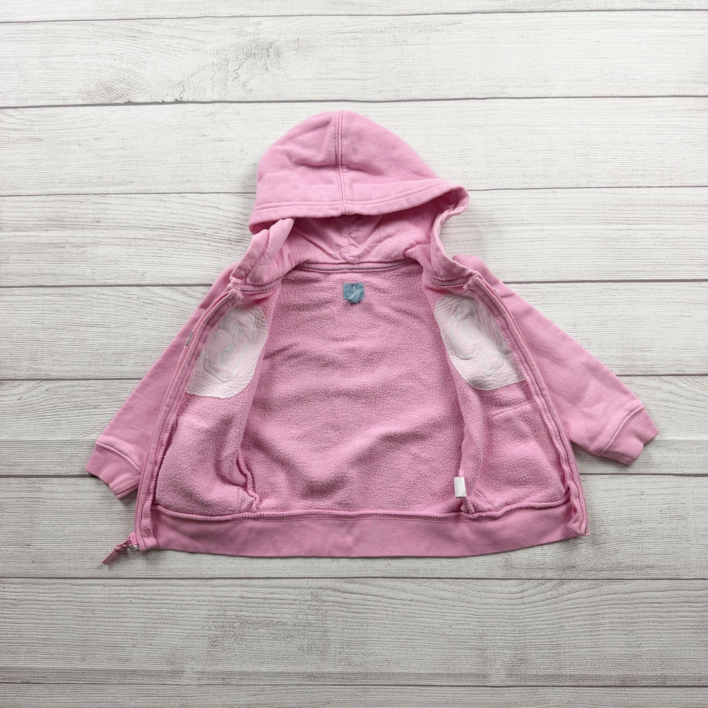 Baby Gap Pink Zip Up Hoodie Sweatshirt Casual Playtime Outerwear 2T