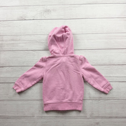 Baby Gap Pink Zip Up Hoodie Sweatshirt Casual Playtime Outerwear 2T