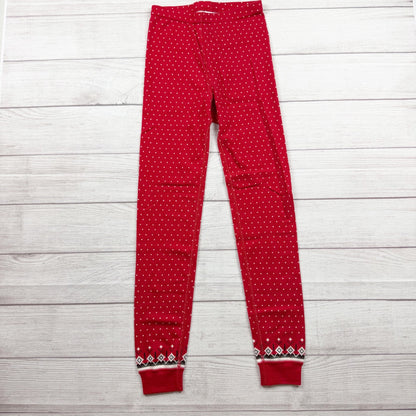 Hanna Andersson Kids Organic Cotton Holiday Pajama Set Winter Fair Isle Print 10