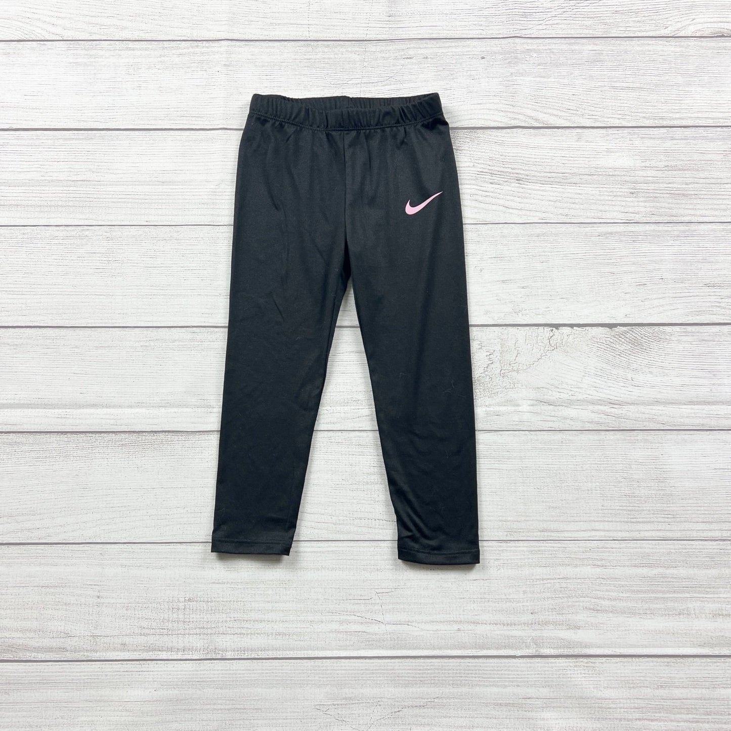 Nike Dri-FIT Leggings Toddler Girls Athletic Pants Swoosh Stretch Activewear 4T