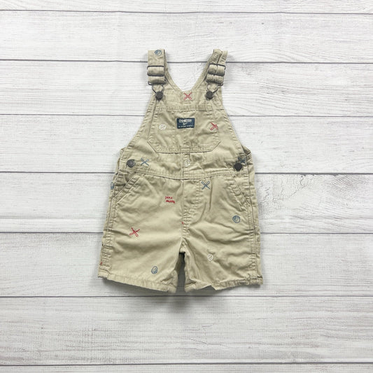 12-18M | Embroidered Overalls