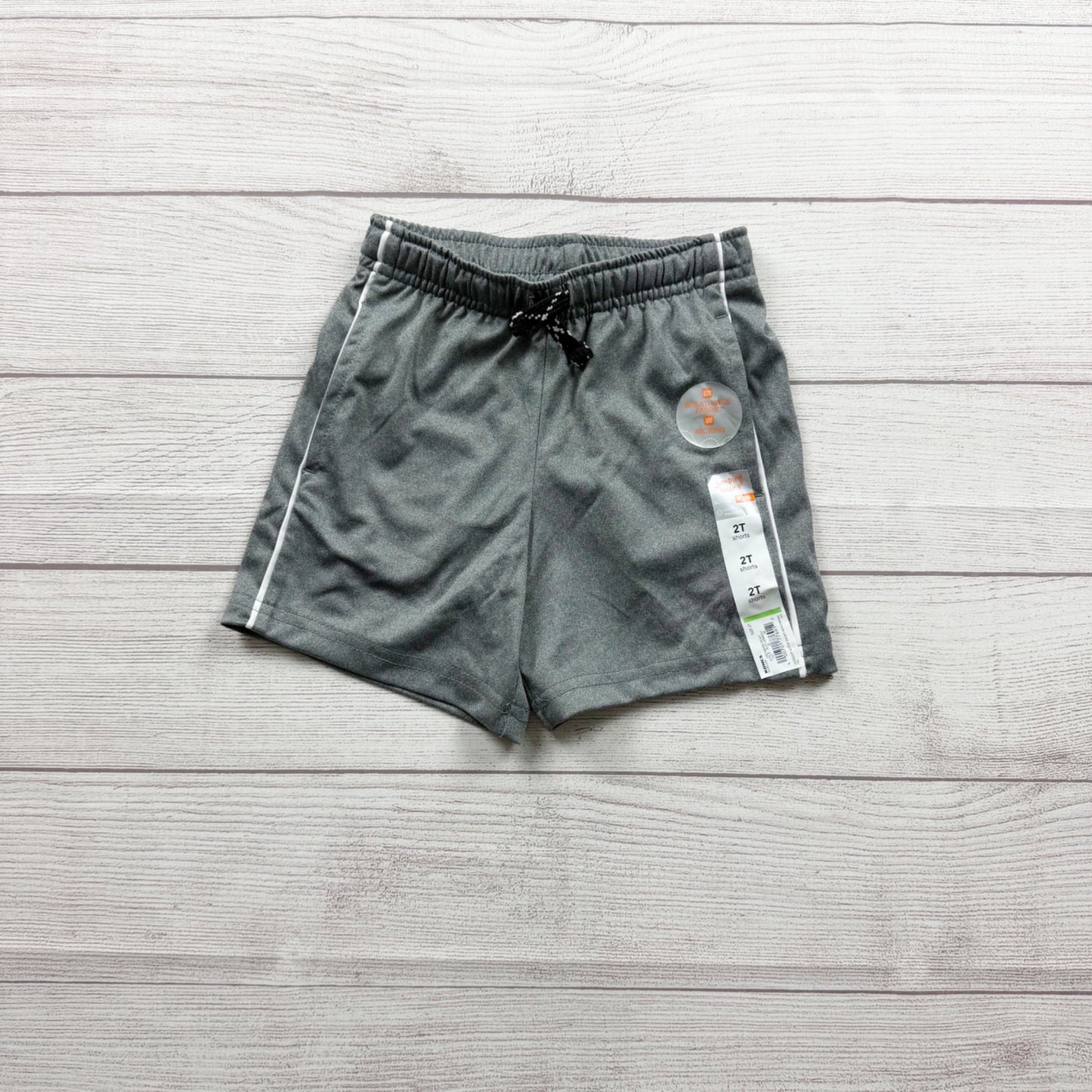 Jumping Beans Boys Active Shorts Gray Lightweight Durable Stylish NWT 2T