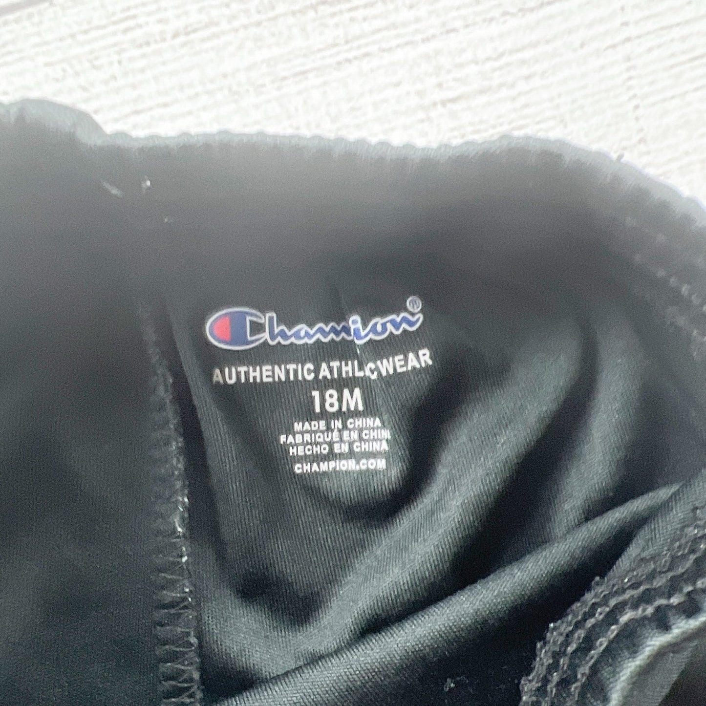 Champion Baby Toddler Athletic Shorts Black Elastic Waist Activewear 18 Months