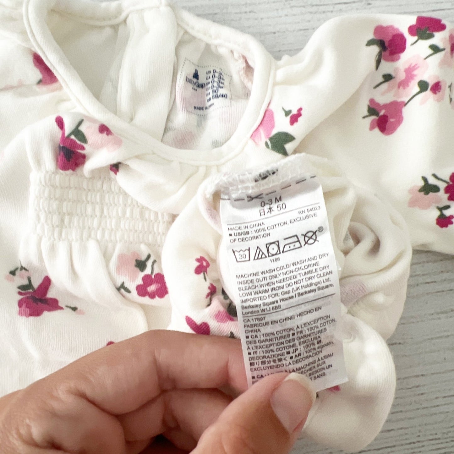 0-3M | Floral Romper