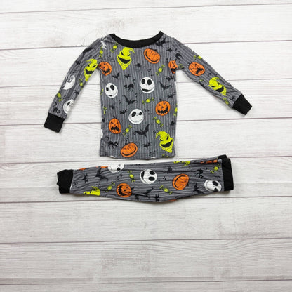 Disney Little Sleepies Nightmare Before Christmas Halloween Pajamas 18-24 Months