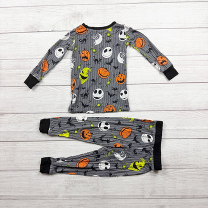 Disney Little Sleepies Nightmare Before Christmas Halloween Pajamas 18-24 Months