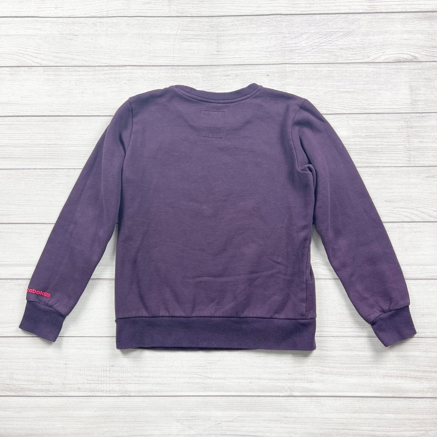 Reebok Classic Purple Graphic Crew Neck Sweatshirt Medium