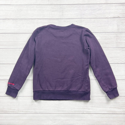 Reebok Classic Purple Graphic Crew Neck Sweatshirt Medium
