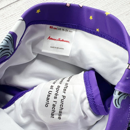 Hanna Andersson Toddler Girl 2 Piece Swimsuit Unicorn Tankini NEW 18-24 Months