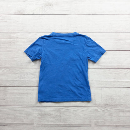 Hot Wheels Boys Graphic Tee Blue "Born To Race!" 100% Cotton 5T