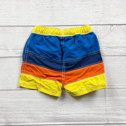 Hanna Andersson Toddler Boy Swim Trunks Colorblock Board Shorts NEW 18-24 Months
