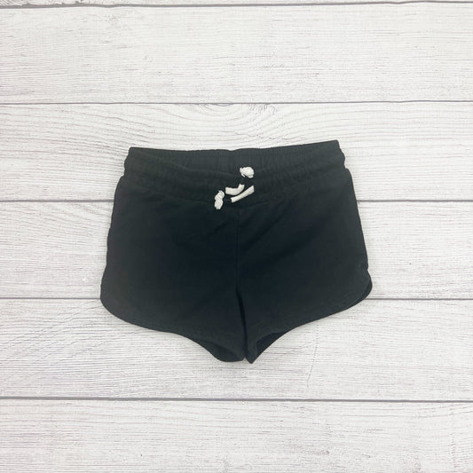 Cat & Jack Girls Black Elastic Waist Drawstring Shorts XS 4-5