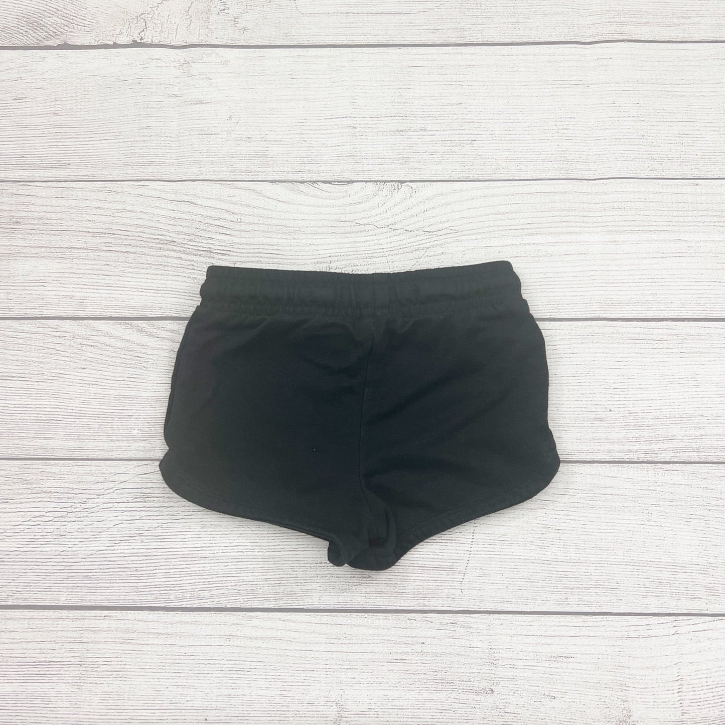 Cat & Jack Girls Black Elastic Waist Drawstring Shorts XS 4-5