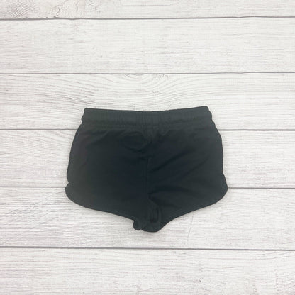 Cat & Jack Girls Black Elastic Waist Drawstring Shorts XS 4-5