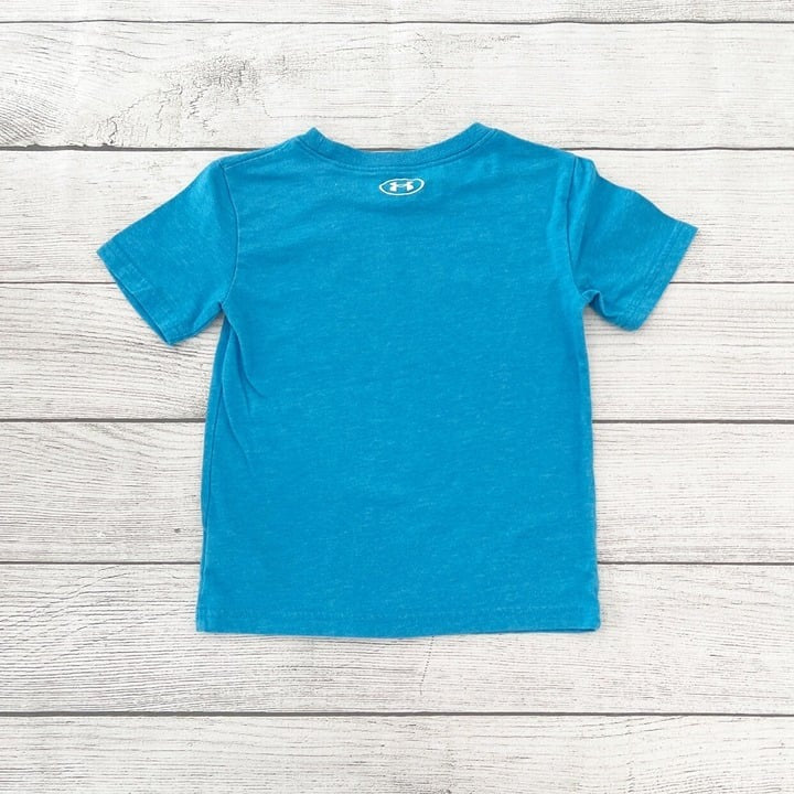 Under Armour Graphic T-Shirt Boys Short Sleeve Logo Tee Athletic Activewear 4
