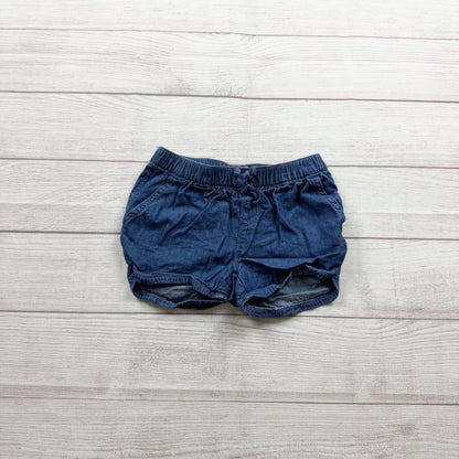 Children’s Place Blue Girls Elastic Waist Denim Shorts Lightweight Casual 6
