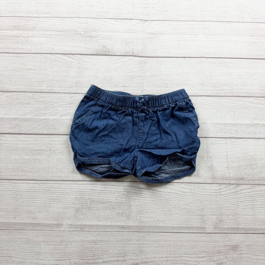 Children’s Place Blue Girls Elastic Waist Denim Shorts Lightweight Casual 6