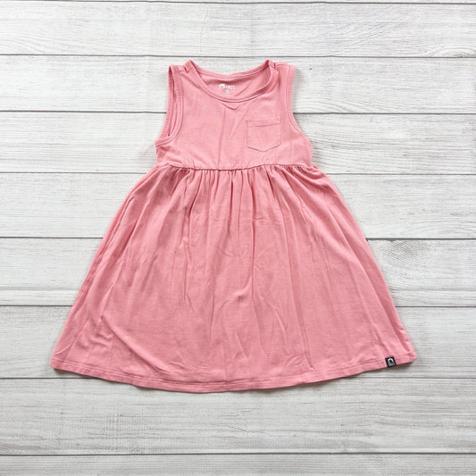 Rags Kids Girls Dress Pink Sleeveless Pocket Twirl Dress 5-6