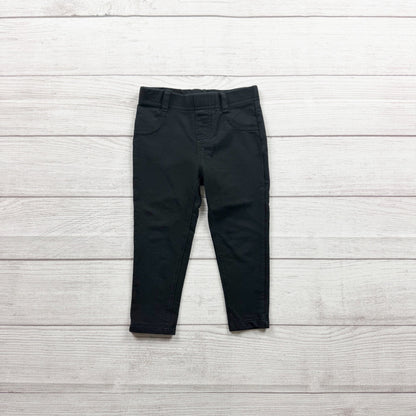 Garanimals Black Toddler Girls Pants Slim Fit Blend Stretchy Comfortable 2T