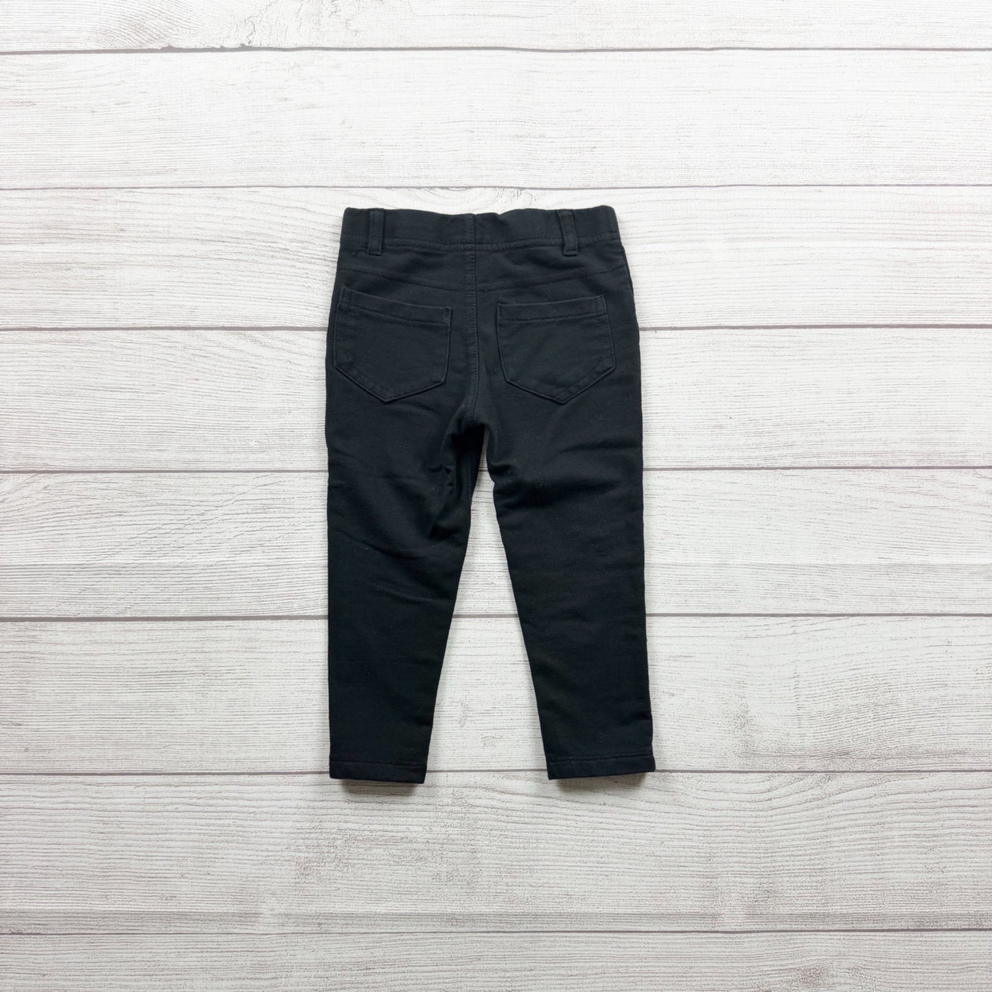 Garanimals Black Toddler Girls Pants Slim Fit Blend Stretchy Comfortable 2T
