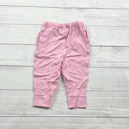 Hanna Andersson Girls Pink Stretch UV Jogger Pants Lightweight NWT NIP 2T