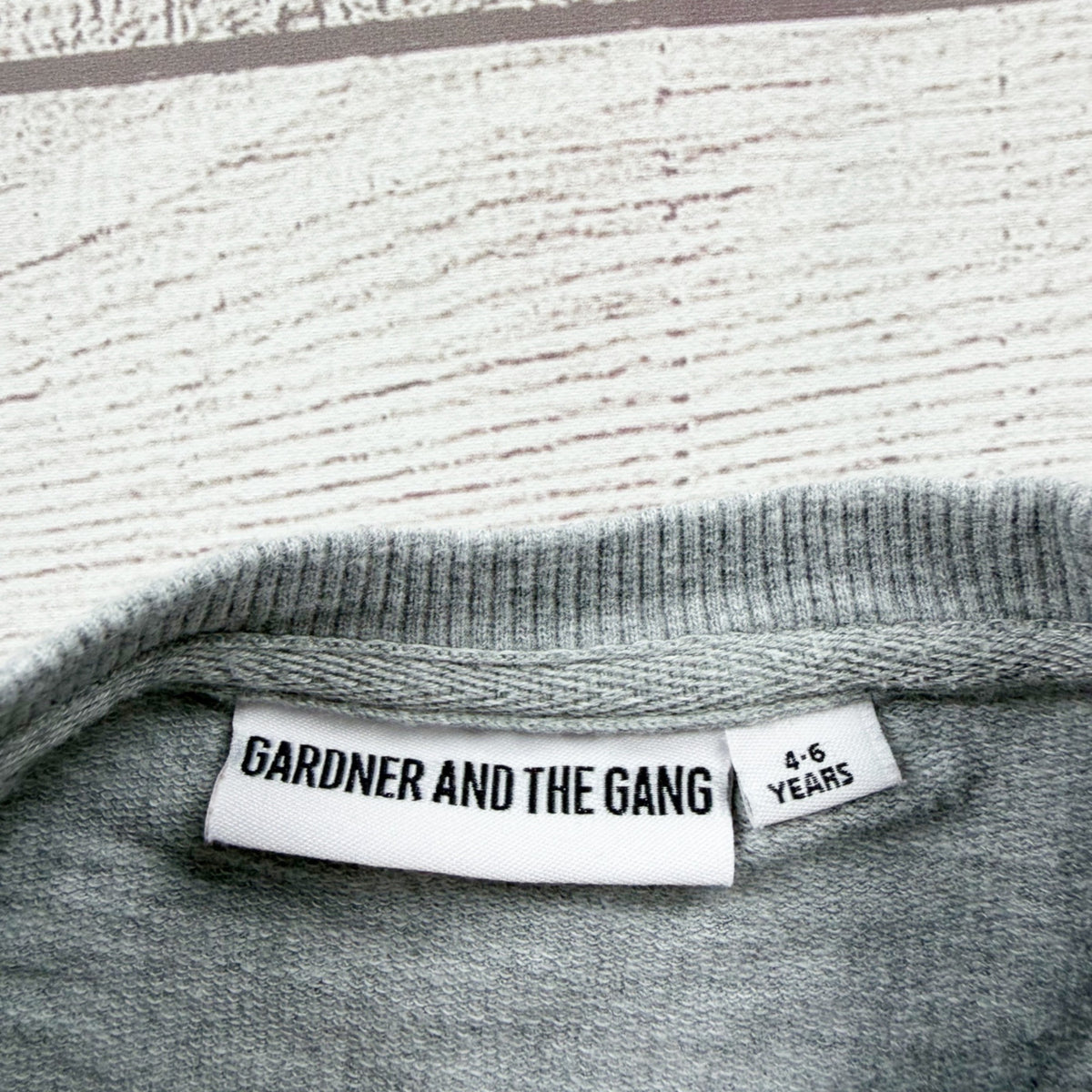 Gardner And The Gang Kids Graphic Sweatshirt Ice Pop Print Grey 4-6 Years Cotton Crewneck