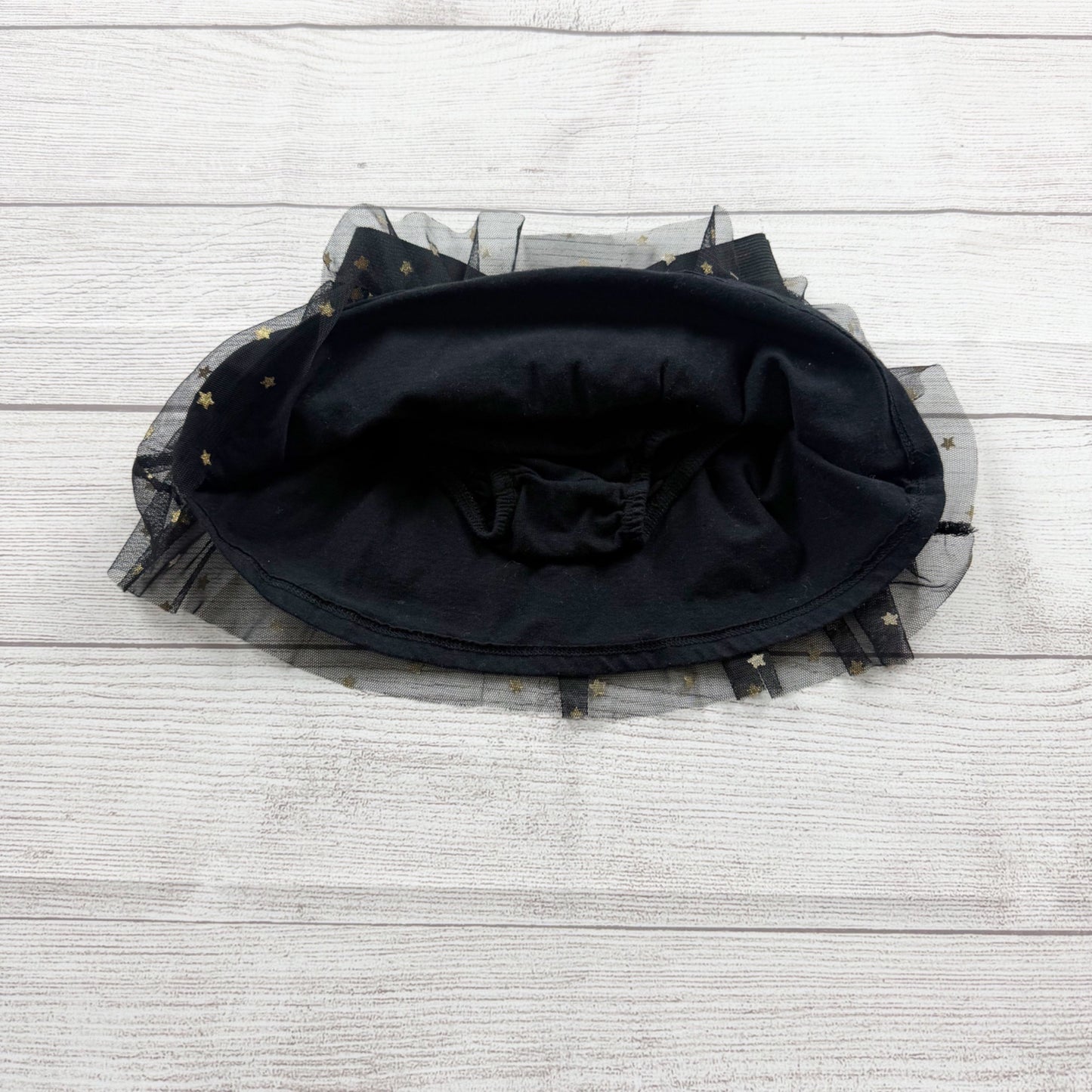 Okie Dokie Toddler Girls Tulle Skirt Black Gold Star Print 24 Months