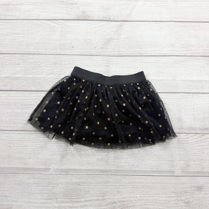 Okie Dokie Toddler Girls Tulle Skirt Black Gold Star Print 24 Months