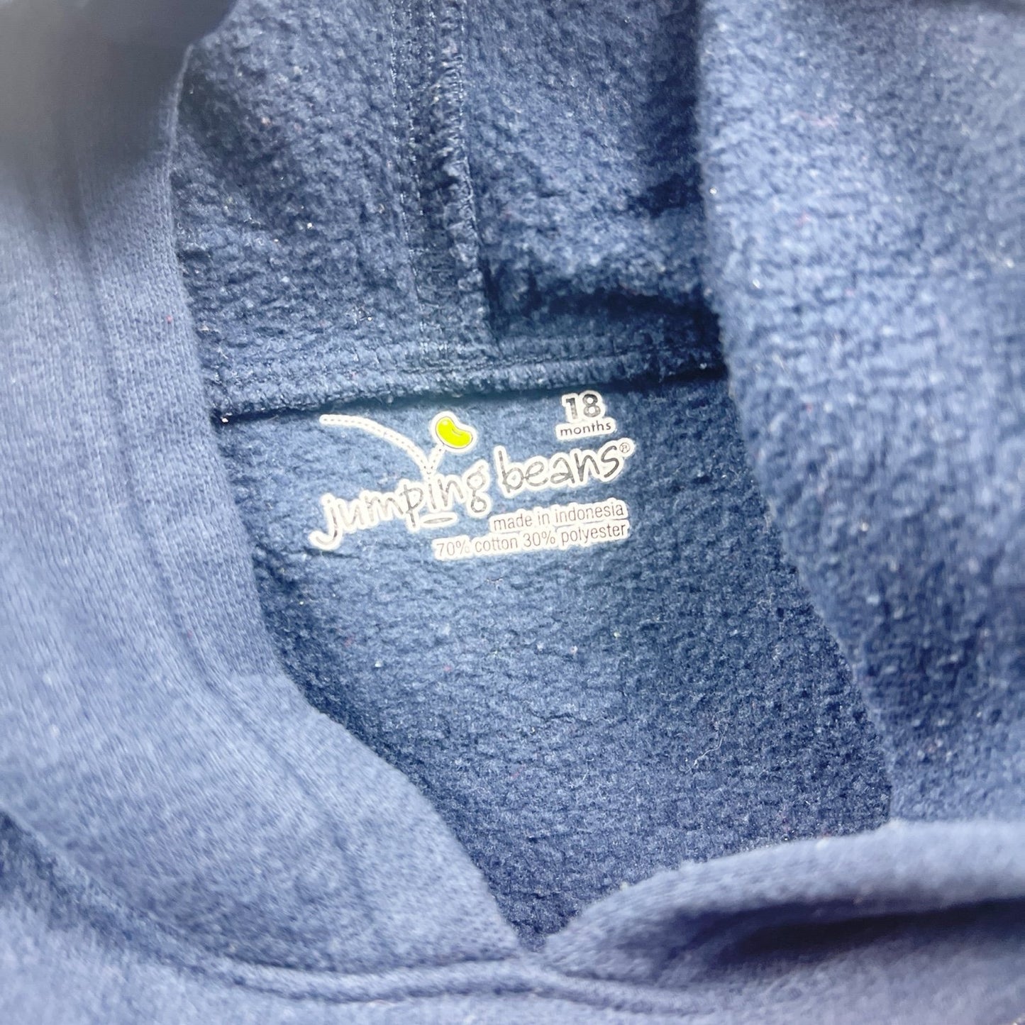 Jumping Beans Hoodie Pullover Sweatshirt Firetruck “Hot Stuff” 12-18 Months